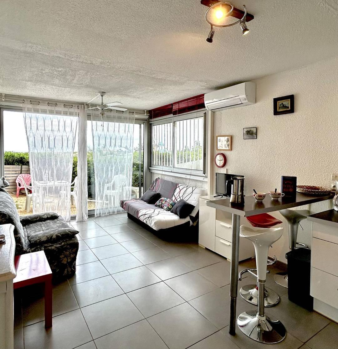 Agreable Studio Acces A La Plage - Parking - 2Balm2 Le Barcarès Exterior foto